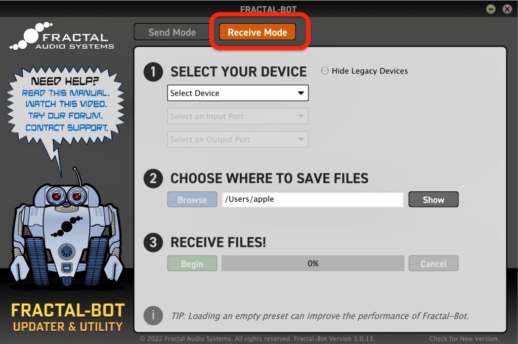 Fractal-botのアプリ画面の画像